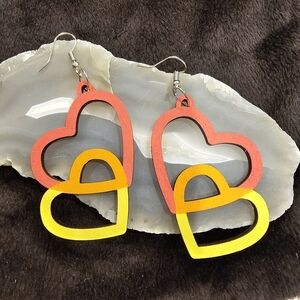 💥4 for $25💥 Laser-cut Heart Shaped Earrings